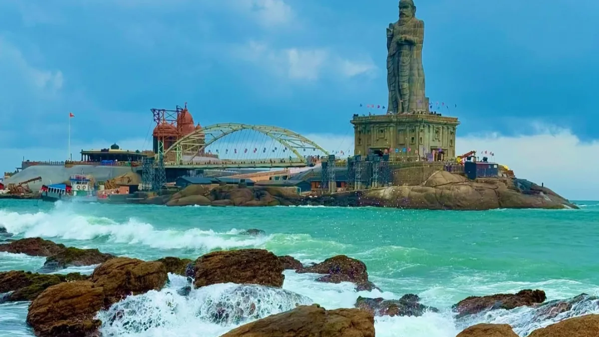 ivekananda Rock Memorial And Thiruvalluvar Statue